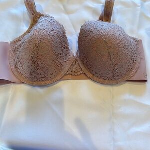 Lace Underwire Bra in Blush